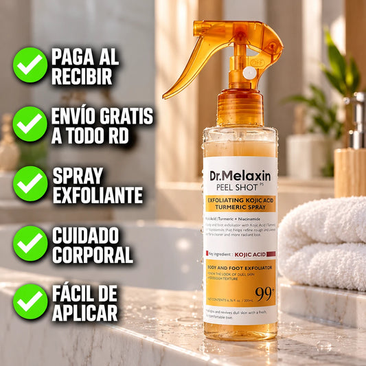 Nuevo Spray Exfoliante Corporal Dr. Melaxin Peel Shot