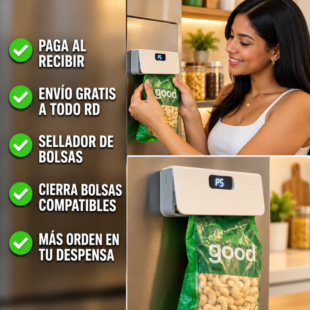 Nuevo Sellador de Bolsas FreshSeal™