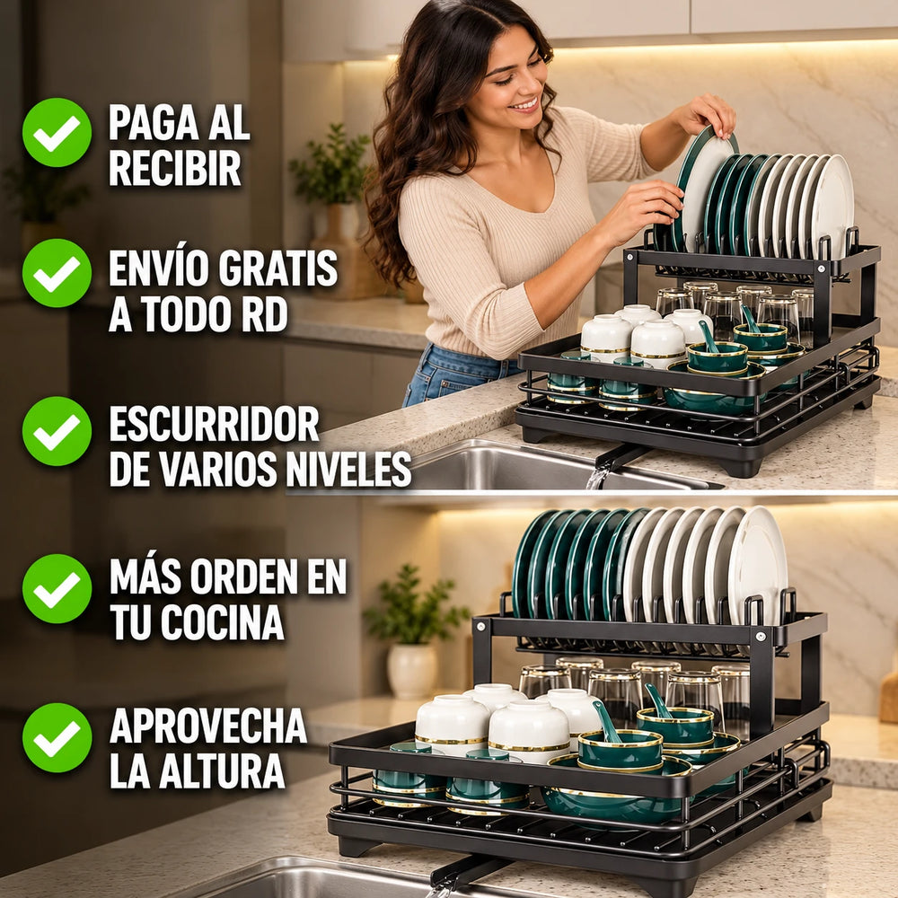 Nuevo Escurridor de Platos DishHaven™