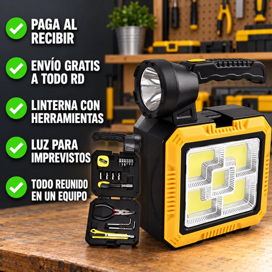 Nueva Linterna con Set de Herramientas ReadyBeam™