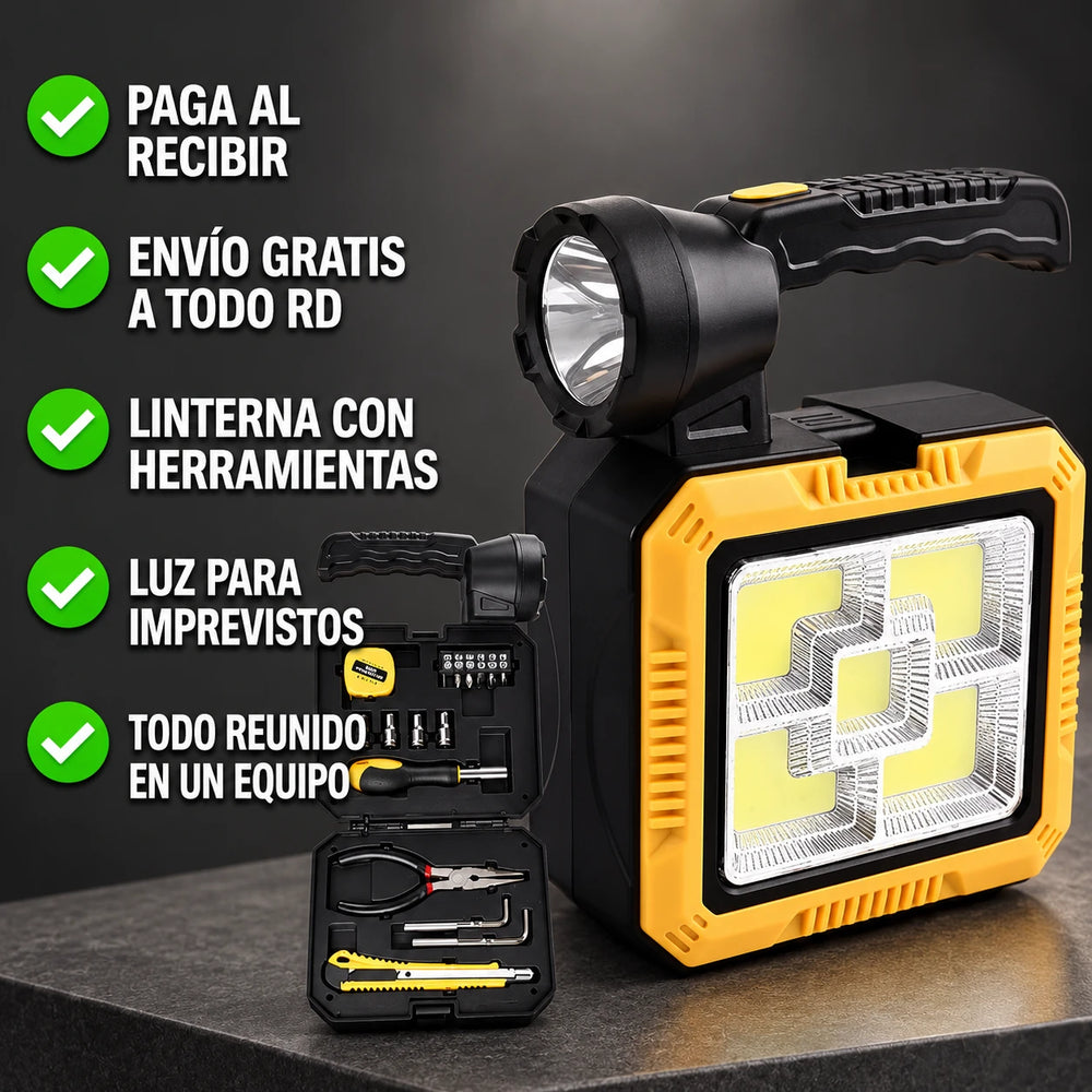 Nueva Linterna con Set de Herramientas ReadyBeam™