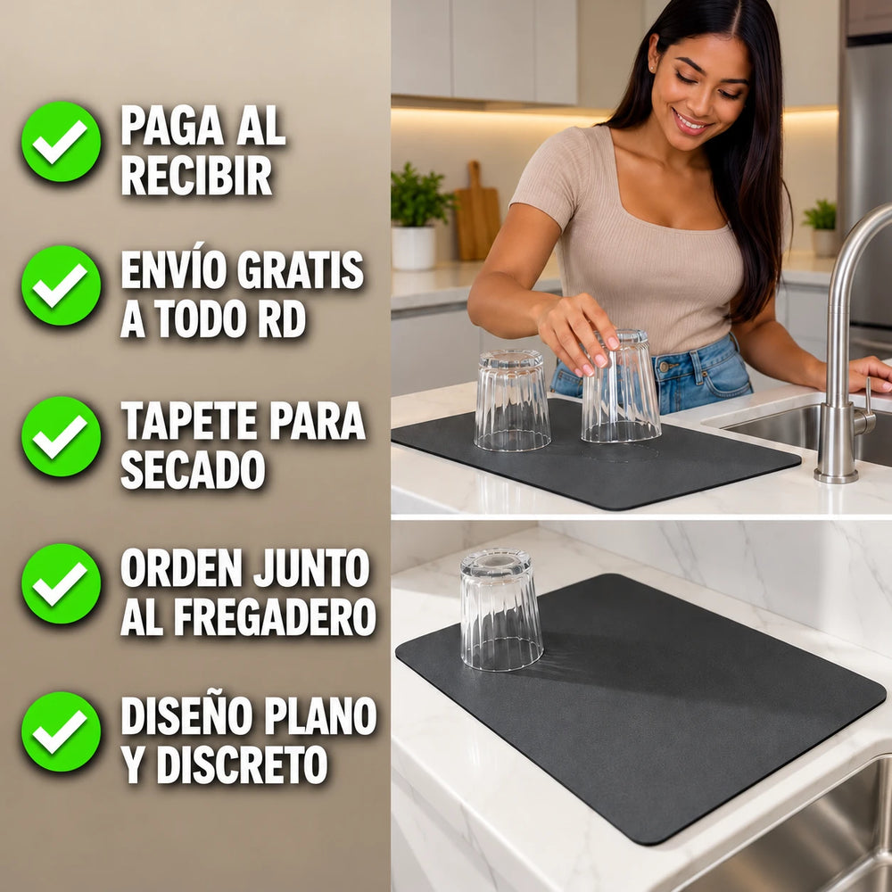 Nuevo Tapete de Secado Rápido DryNest™