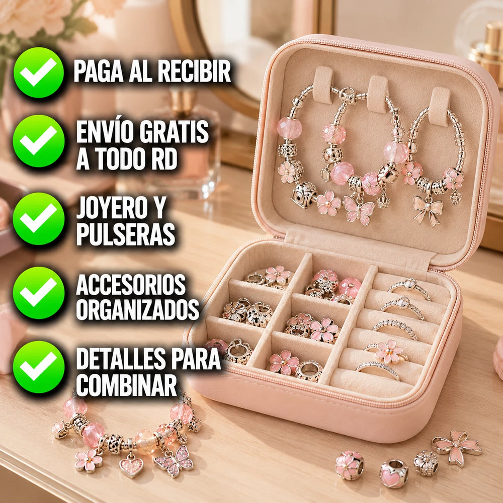 Nuevo Set de Joyero y Pulseras CharmCove™