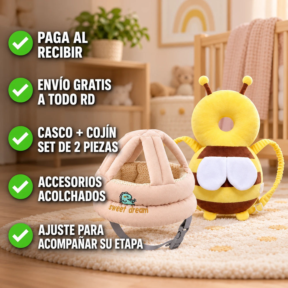 Nuevo Set de Casco y Cojín BabyNest™