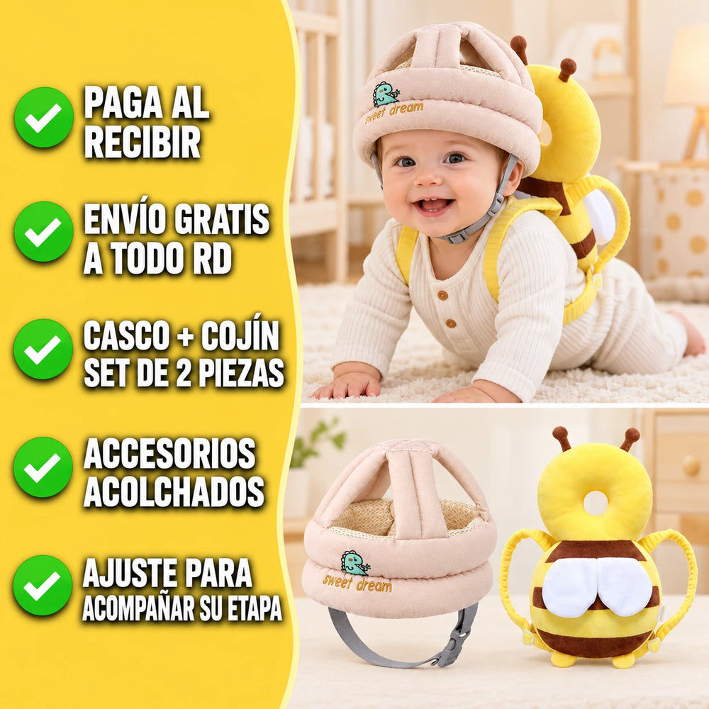 Nuevo Set de Casco y Cojín BabyNest™