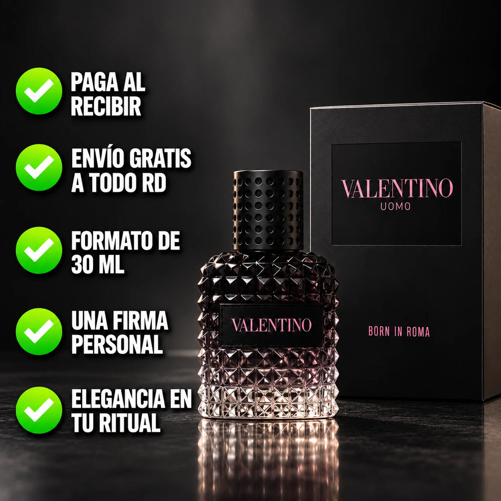 Nuevo Perfume Valentino Uomo Born in Roma