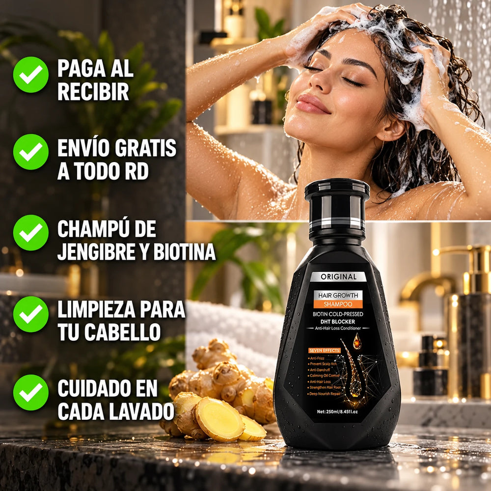 Nuevo Original Hair Growth Shampoo (Biotin Cold-Pressed + DHT Blocker)