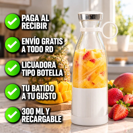 Nueva Mini Licuadora Recargable BlendEase™