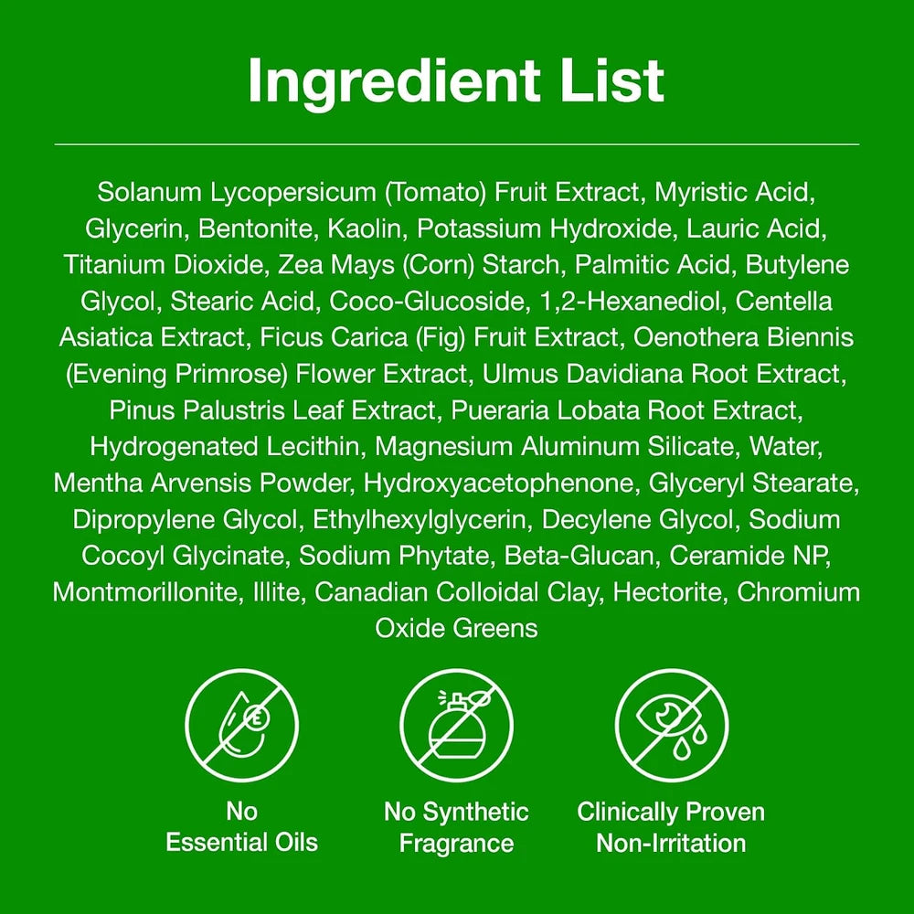 Nueva GREEN TOMATO™ - Limpieza profunda de poros y puntos negros ✨