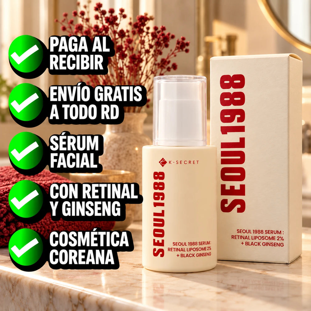Nuevo Sérum Facial K-SECRET Seoul 1988