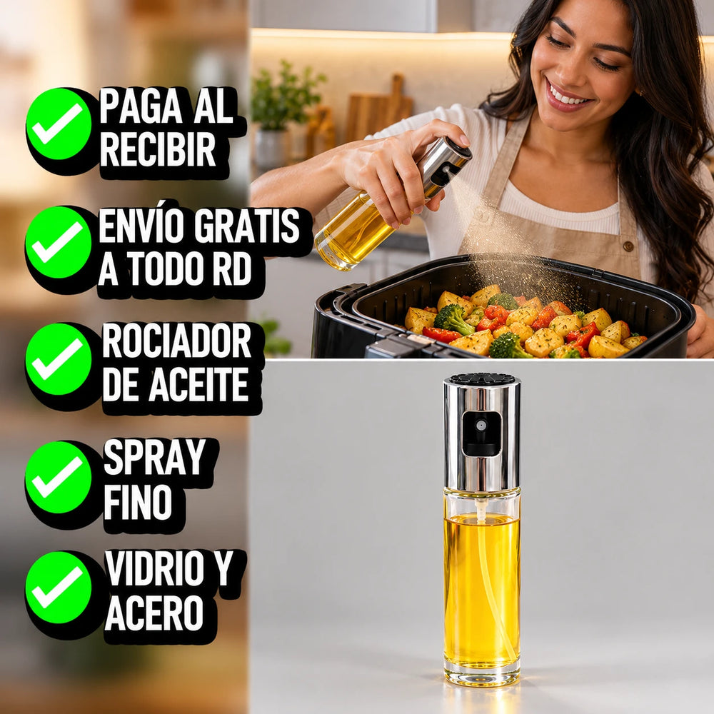 Nuevo Dispensador de Aceite en Spray FineMist™ de 100 ml