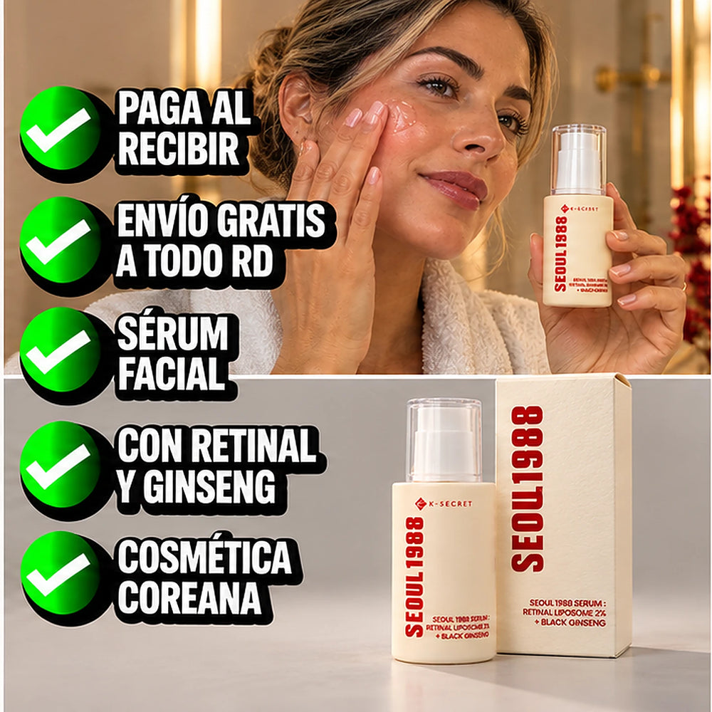 Nuevo Sérum Facial K-SECRET Seoul 1988