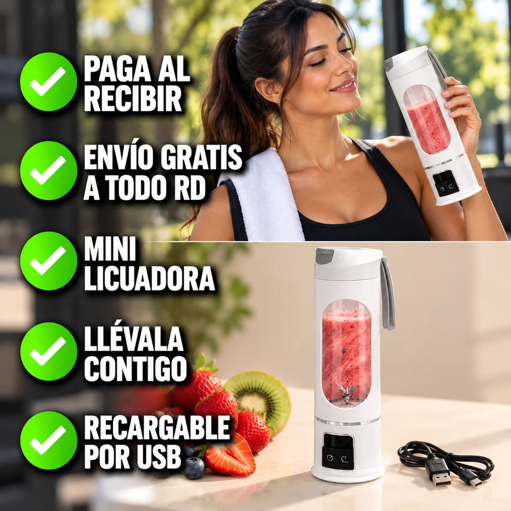 Nueva Mini Licuadora Portátil BlendGo™