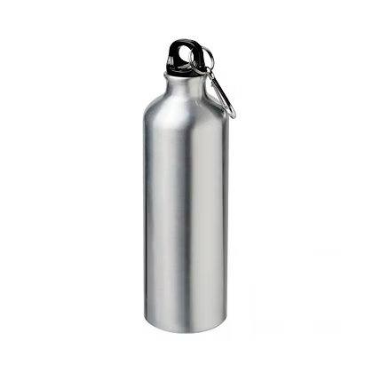 Botella / Termo De Aluminio 500ML Plateado
