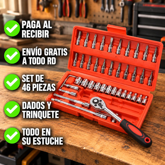 Nuevo Set de Herramientas de 46 Piezas ToolSuite™