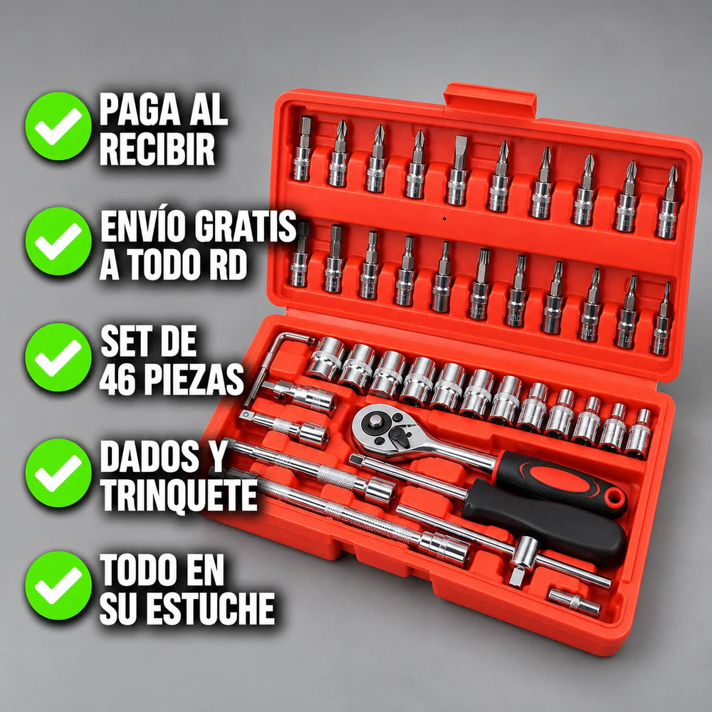 Nuevo Set de Herramientas de 46 Piezas ToolSuite™