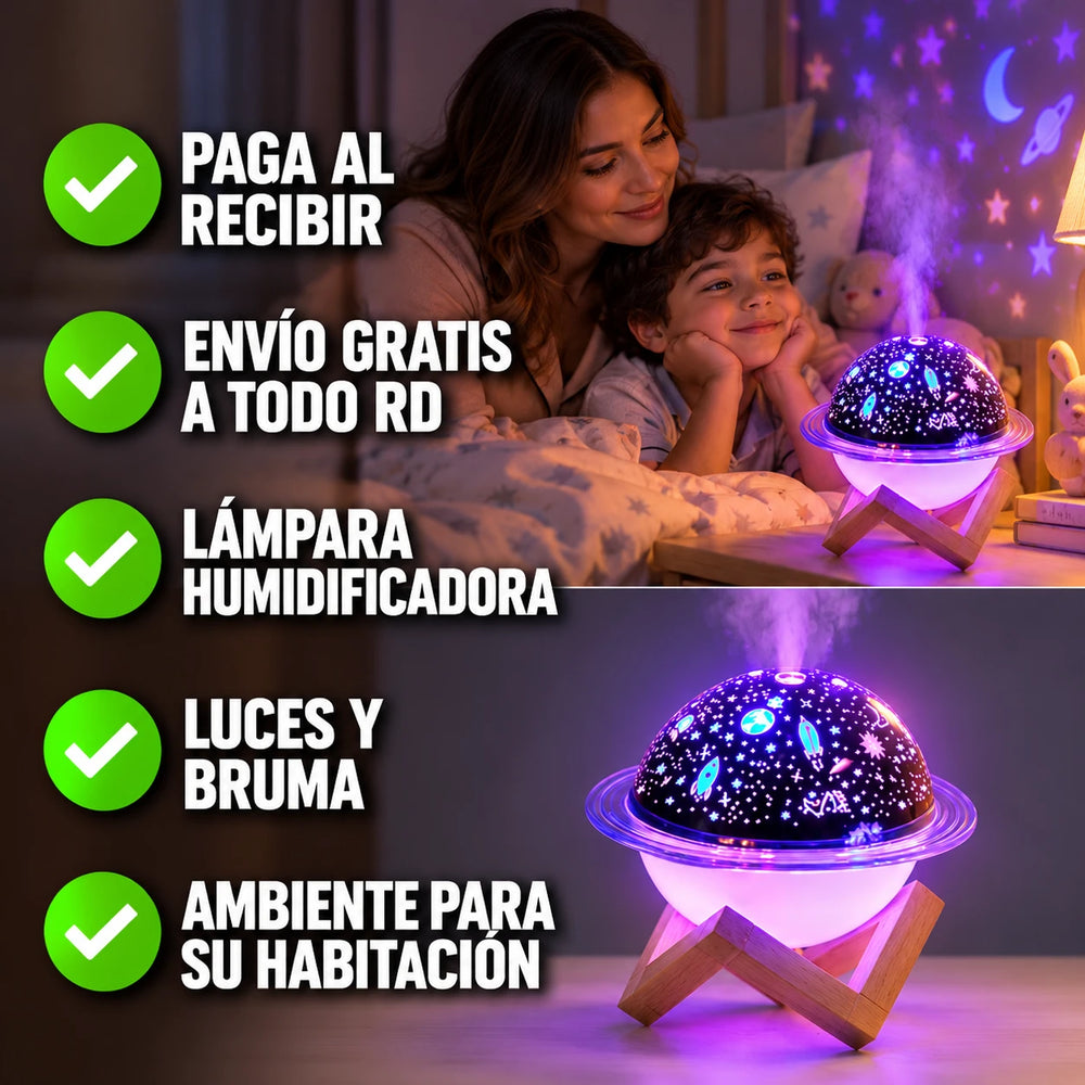 Nueva Lámpara Humidificadora GalaxyMist™