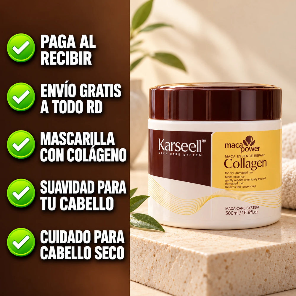 Nueva Mascarilla Capilar Karseell Collagen