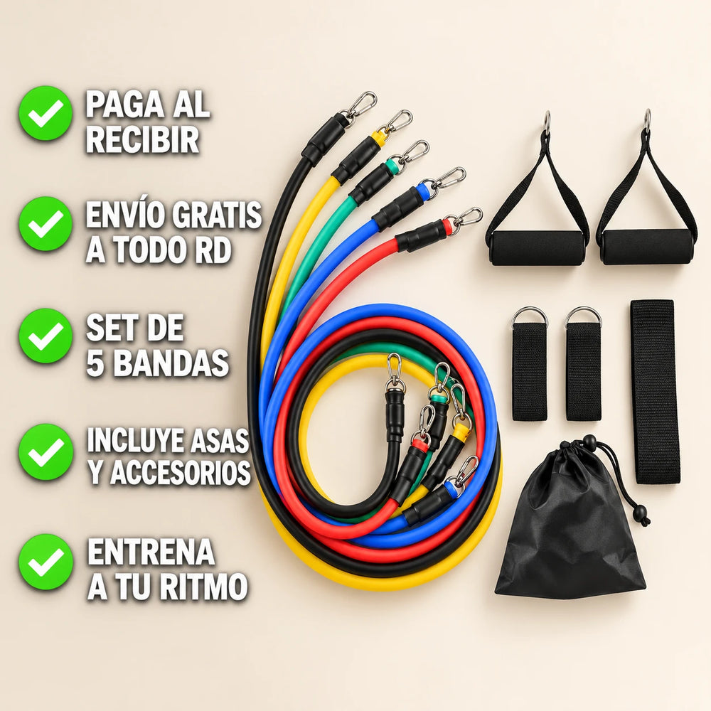 Nuevo Set de 5 Bandas de Resistencia FormStudio™