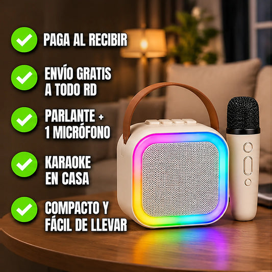 Nuevo Mini Parlante con Micrófono SingJoy™