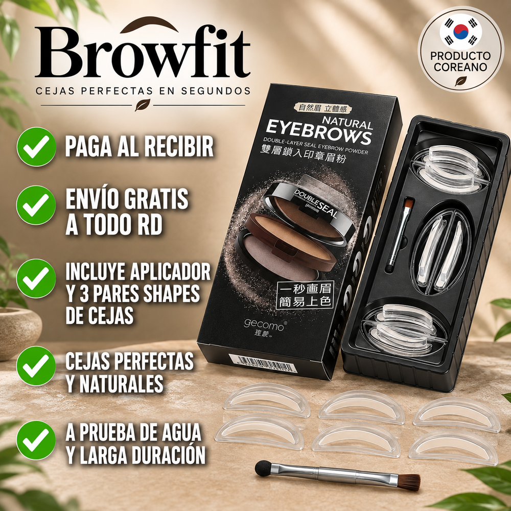 Nuevo Kit BROWFIT™ coreano - Cejas perfectas en segundos ✨