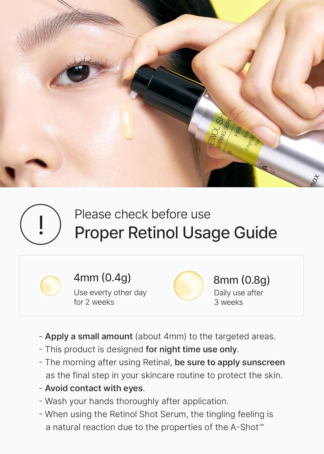 Nuevo Retinol Shot Serum Tratamiento Antiarrugas ✨