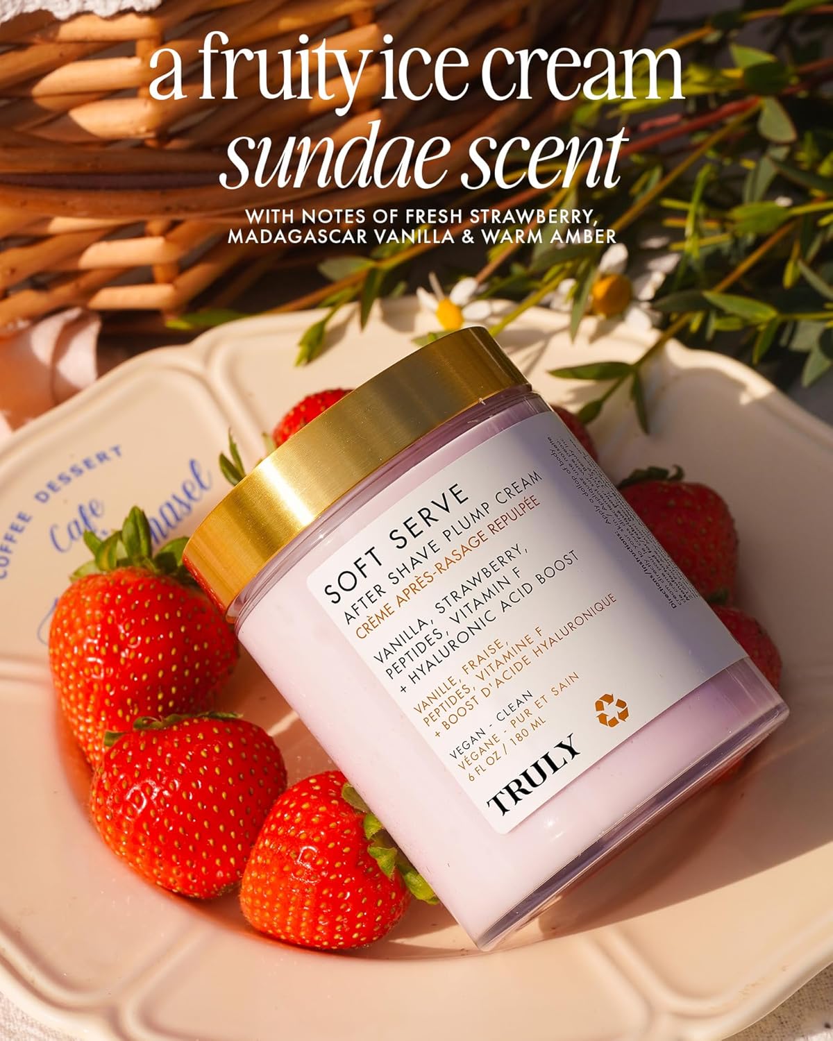 Nueva Crema Truly Soft Serve Fresa para Piel Suave ✨