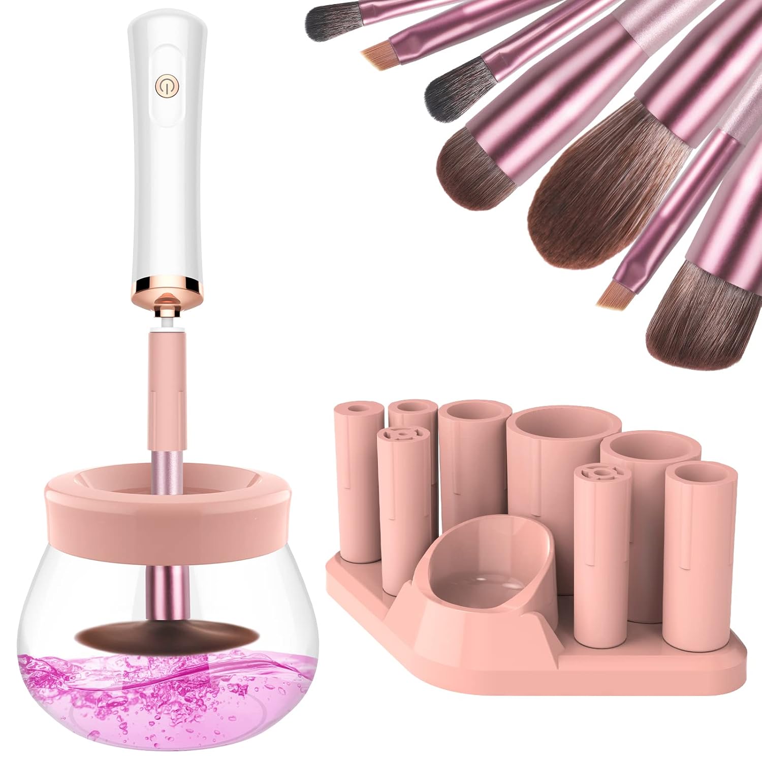 Máquina Limpiadora y Secadora de Brochas de Maquillaje ✨