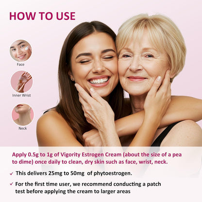 Nuevo Vigority Estrogen Cream para Cuidado Femenino ✨