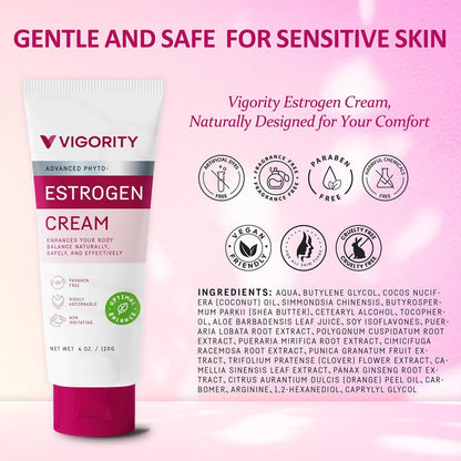 Nuevo Vigority Estrogen Cream para Cuidado Femenino ✨