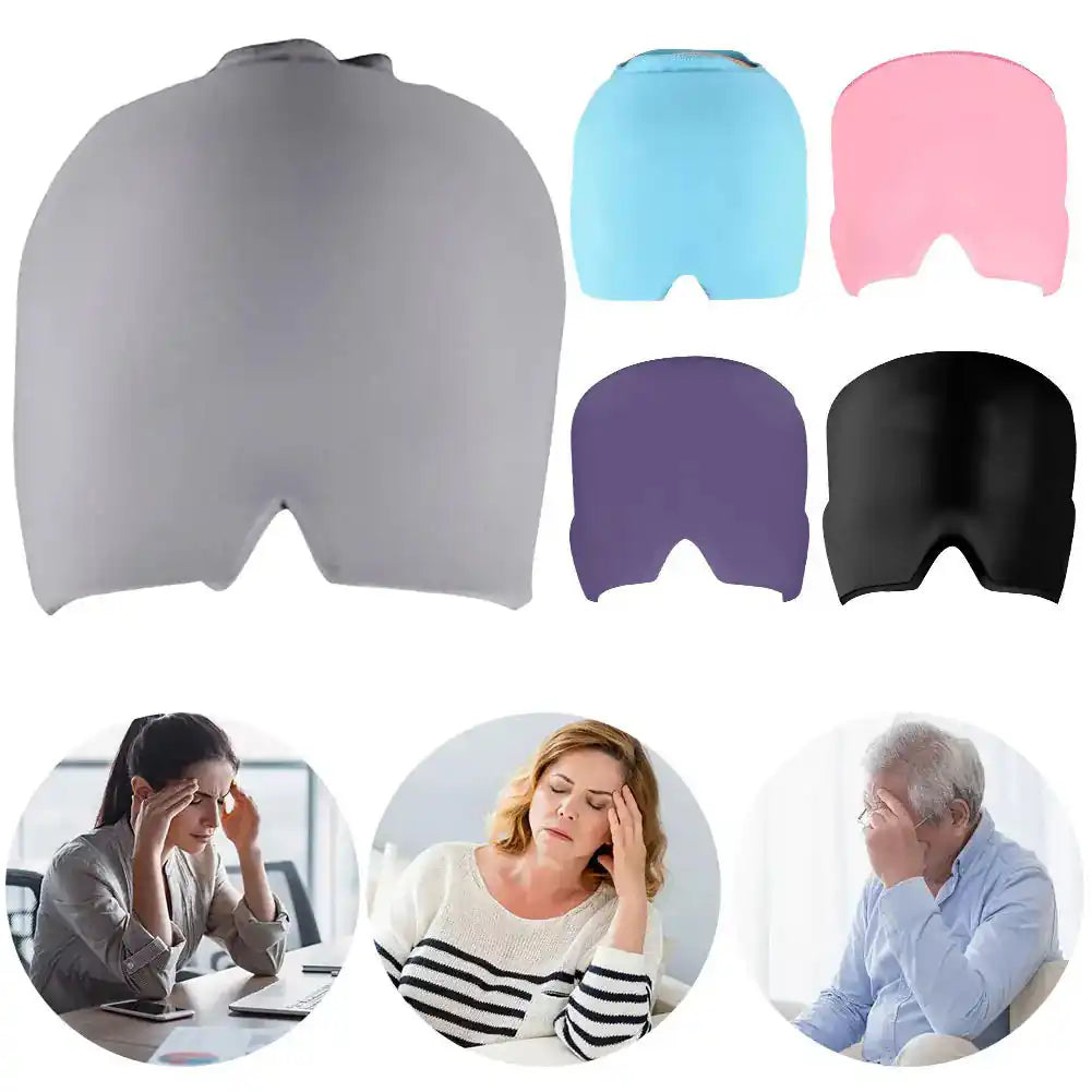 Nuevo Gorro Terapéutico Frío para Migraña, Estrés y Cansancio Visual + 🎁 Regalo Incluido