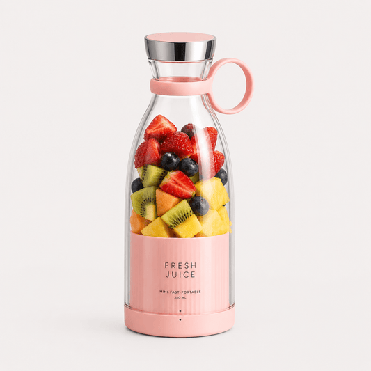 Nueva Mini Licuadora Recargable para Jugos y Batidas + 🎁 Regalo Incluido - BUSTEO STORE