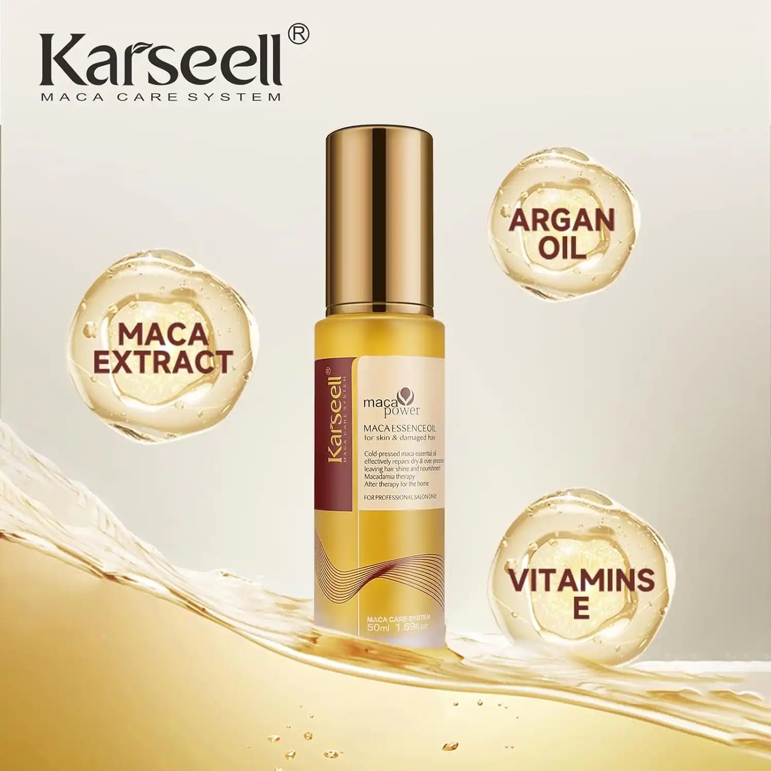Nuevo Aceite Karseell de Argán para Frizz y Brillo ✨ - BUSTEO STORE